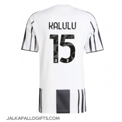 Juventus Pierre Kalulu #15 Kotipaita 2025-26 Lyhythihainen Juventus Pierre Kalulu #15 Kotipaita 2025-26 Lyhythihainen